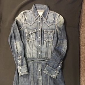 True Religion long sleeve denim shirt